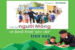 [E-Magazine] - Cậu bé người Mông và hành trình “gieo chữ” trên non