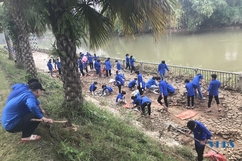 Gần 500 đoàn viên, thanh niên huyện Nông Cống tham gia “Ngày chủ nhật xanh”