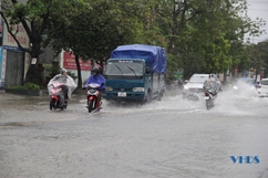 Áp thấp nhiệt đới gây mưa, ngập cục bộ tại TP Thanh Hóa