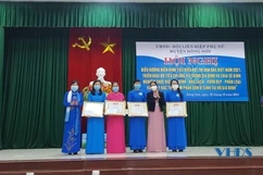 Trao giải Cuộc thi mô hình “Nhà sạch vườn mẫu”, “Nhà sạch vườn đẹp -Tường rào xanh - Phân loại xử lý rác thải làm phân bón vi sinh tại hộ gia đình”