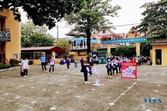 Thị xã Bỉm Sơn thực hiện nhiều giải pháp bảo đảm an toàn phòng dịch tại các trường học trên địa bàn
