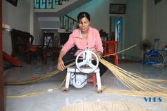 Hiệu quả từ nghề mây tre đan ở Hoằng Thái
