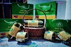 Giò bò Thuật Yến được công nhận sản phẩm OCOP 3 sao