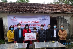 Bệnh viện Đại học Y Dược TP Hồ Chí Minh hỗ trợ xây nhà Chữ thập đỏ trên địa bàn tỉnh Thanh Hóa