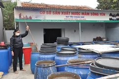 Các cơ sở chế biến hải sản ở xã Quảng Nham “tăng tốc” sản xuất phục vụ thị trường Tết