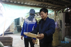 Làng nghề mây tre đan  Hoằng Thịnh  tất bật vào vụ sản xuất mới