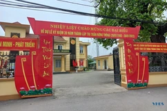 Rực rỡ cờ hoa chào mừng kỷ niệm 30 thành lập thị trấn Rừng Thông