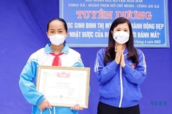 Tuyên dương học sinh có hành động đẹp