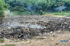 Nhiều bất cập tại bãi rác huyện Lang Chánh