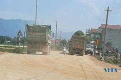 Cần đảm bảo môi trường khi vận chuyển đất san lấp tại các xã Tượng Sơn, Tượng Lĩnh