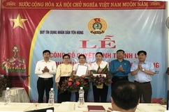 Thành lập Công đoàn Quỹ tín dụng Nhân dân Yên Hùng