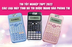 [Infographics] - Thi tốt nghiệp THPT 2022: Các loại máy tính bỏ túi được mang vào phòng thi