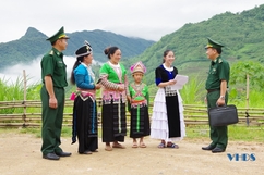 Đồn Biên phòng Pù Nhi tích cực đưa Luật Biên phòng Việt Nam vào cuộc sống