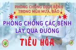 [Infographics] - Phòng chống bệnh lây truyền qua đường tiêu hóa