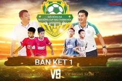 TRỰC TIẾP Bán kết 1 - lứa tuổi U10: Quan Sơn vs TX Nghi Sơn