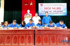 Ra mắt mô hình “cưới văn minh” ở phường Thiệu Dương