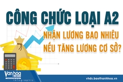 Công chức loại A2 nhận lương bao nhiêu nếu tăng lương cơ sở?