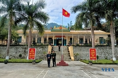 Tăng gia sản xuất ở Đồn Biên phòng Yên Khương