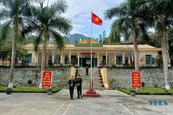 Tăng gia sản xuất ở Đồn Biên phòng Yên Khương