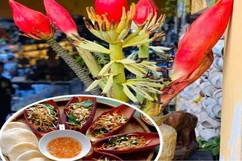Món ngon từ hoa chuối rừng