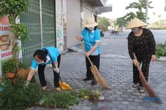 Hội LHPN TP Thanh Hóa xây dựng 136 tuyến đường kiểu mẫu về vệ sinh môi trường