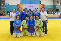 Đội tuyển Kurash Thanh Hóa giành 2 huy chương tại giải vô địch quốc gia 2023