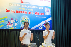 Các đội hào hứng với kết quả bốc thăm chia bảng giải Bóng đá Nhi đồng Cúp Báo Thanh Hoá 2023