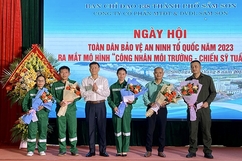 Hiệu quả bước đầu của mô hình “Công nhân môi trường - chiến sĩ tuần tra” tại TP Sầm Sơn