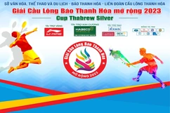 [Trực tiếp] - Ngày thi đấu thứ nhất Giải Cầu lông Báo Thanh Hóa mở rộng năm 2023 - Cúp Thabrew Silver  
