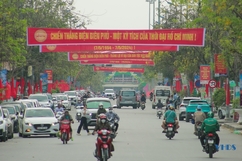 TP Thanh Hóa rực rỡ cờ hoa chào mừng 70 năm Chiến thắng Điện Biên Phủ