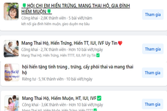Tràn lan dịch vụ đẻ thuê, hiến tinh trùng, trứng