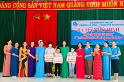 Hiệu quả mô hình “Mẹ đỡ đầu” ở phường An Hưng