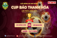 [TRỰC TIẾP] U10 Đông Sơn – U10 Quan Sơn|Giải bóng đá Nhi đồng Cup Báo Thanh Hóa lần thứ 3 - năm 2024