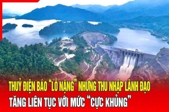 Điểm nóng 4/8: Thuỷ điện báo “lỗ nặng” nhưng thu nhập lãnh đạo liên tục tăng