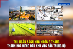 [Bản tin 18h]  Thu ngân sách Nhà nước 9 tháng, Thanh Hóa đứng đầu khu vực Bắc Trung bộ