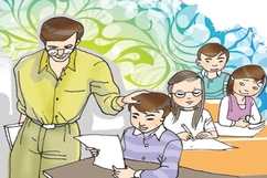 Tóc cô điểm bạc, tóc thầy pha sương...