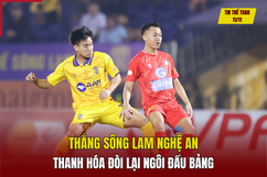 Thắng SLNA, Thanh Hóa đòi lại ngôi đầu bảng