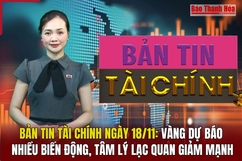 Bản tin Tài chính 18/11: Vàng dự báo nhiều biến động, tâm lý lạc quan giảm mạnh
