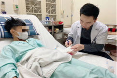 Bệnh viện Việt Đức tiếp nhận 3 thiếu niên tai nạn do sử dụng pháo tự chế