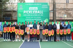 Hoằng Hoá tổ chức giải pickleball  mở rộng lần thứ I-2024