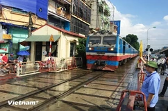 Từ ngày 15/2, Cảnh sát giao thông kiểm tra, xử lý vi phạm an toàn đường sắt
