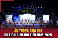 Ấn tượng đêm hội du lịch biển Hải Tiến năm 2025