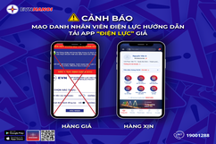 Giả danh “nhân viên điện lực” đề nghị tải ứng dụng Epoint EVN