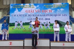 Thanh Hóa thắng lớn tại Giải vô địch các CLB Karatedo toàn quốc