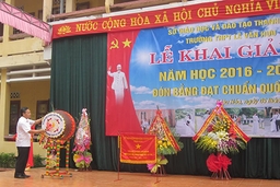 Tưng bừng ngày khai giảng tại trường THPT Lê Văn Hưu
