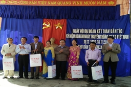Phó Chủ tịch Hội đồng nhân dân tỉnh dự Ngày hội Đại đoàn kết toàn dân