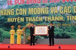Hang Con Moong được công nhận di tích Quốc gia đặc biệt
