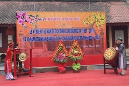 Kỷ niệm 150 năm Di tích đình làng Quảng Xá