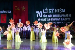 Đảng bộ xã Quảng Tân kỷ niệm 70 năm ngày thành lập