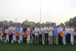 Khởi tranh Giải bóng đá khối cơ quan, doanh nghiệp TP Thanh Hóa
